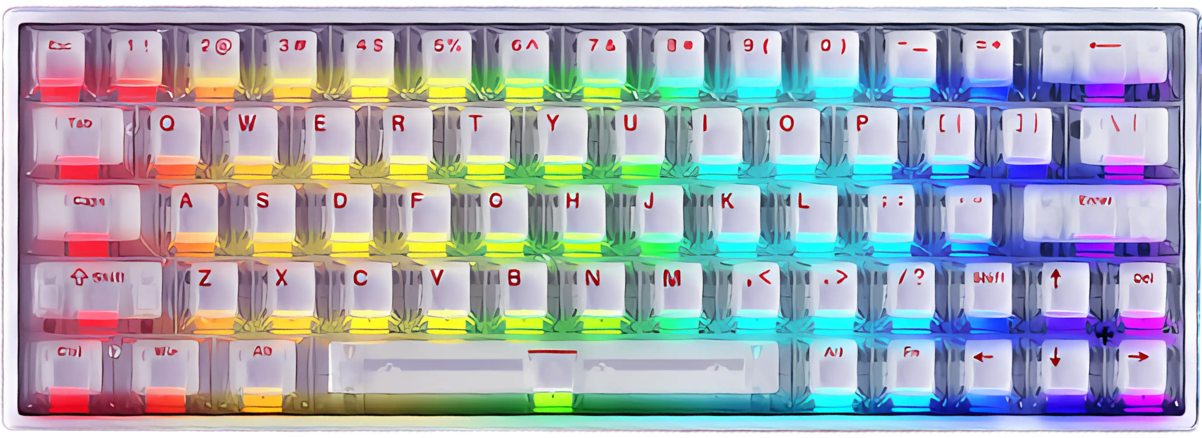 Teclado Mecánico ND63 Ultra White